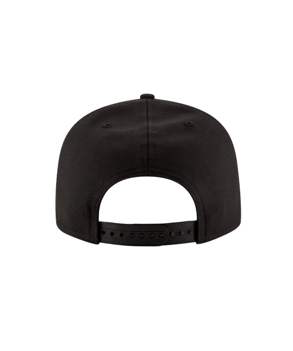 The Court Culture x New Era Vice City Billiards Snapback is a black polyester hat with VICE CITY embroidered on the front. One size fits most; spot clean only.