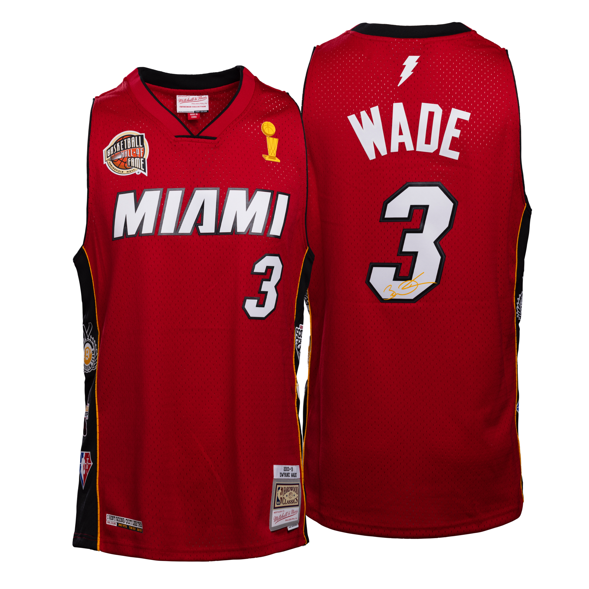 Mitchell Ness Wade HOF Jersey | Miami HEAT | Jersey