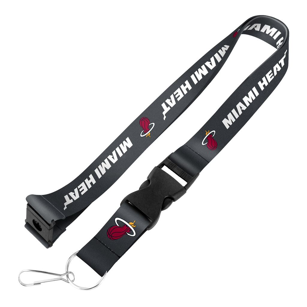 Miami HEAT Charcoal Lanyard NOV. MISC.Z AMINCO    - featured image