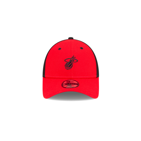 Court Culture HEAT Logo Red Colorblock Dad Hat