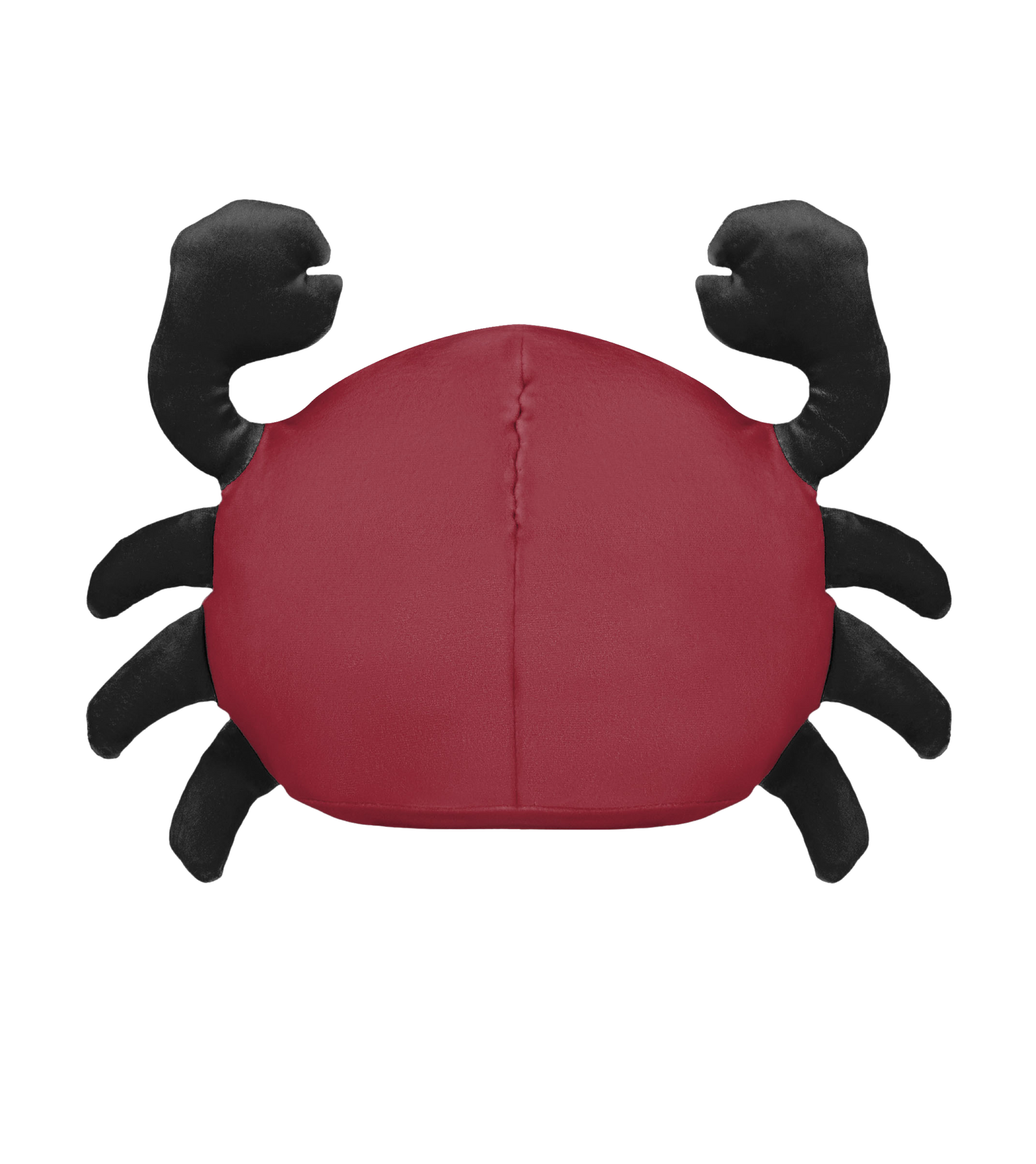 The Forever Collectibles Miami HEAT Squishy Crab Plushie is a 10in red polyester hat with black legs and claws. Surface washable and perfect for fans, it’s shown against a plain white background.