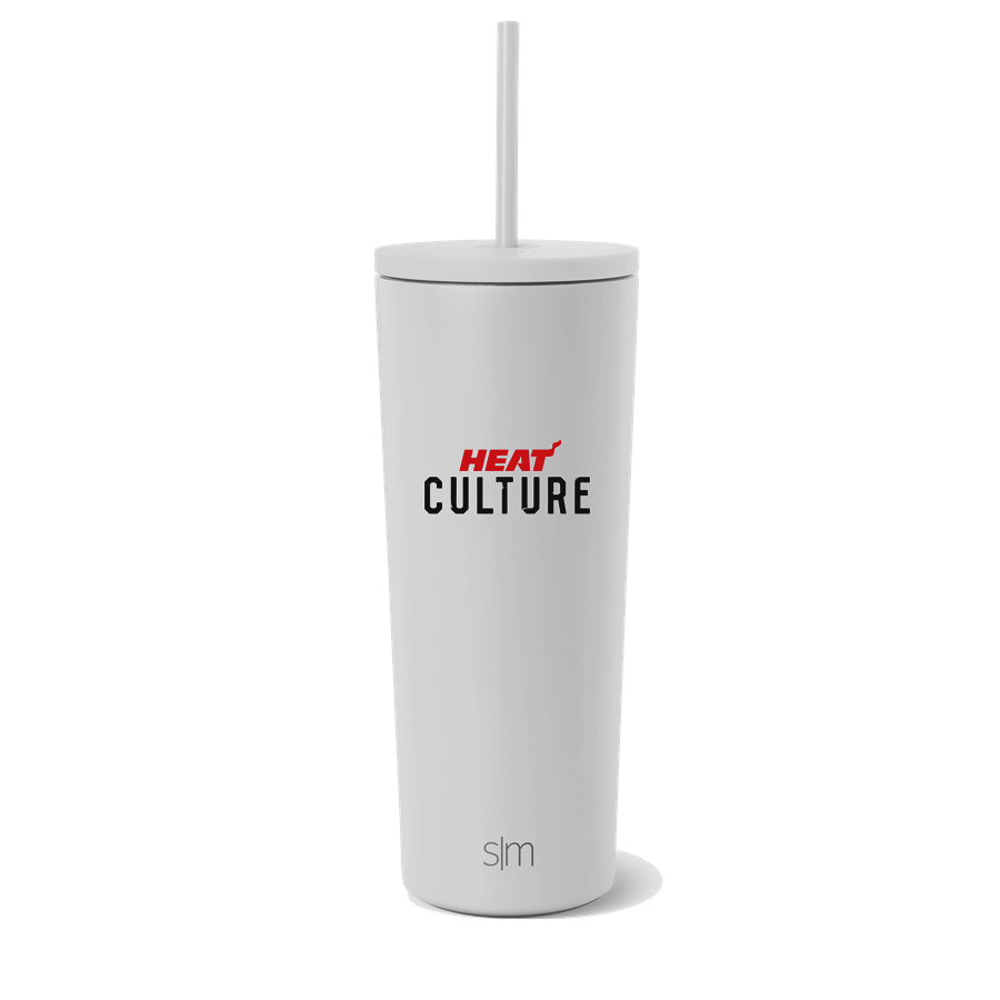 24 oz cupture plastic tumblers Simple Modern HEAT Culture Bottle 24oz Miami HEAT