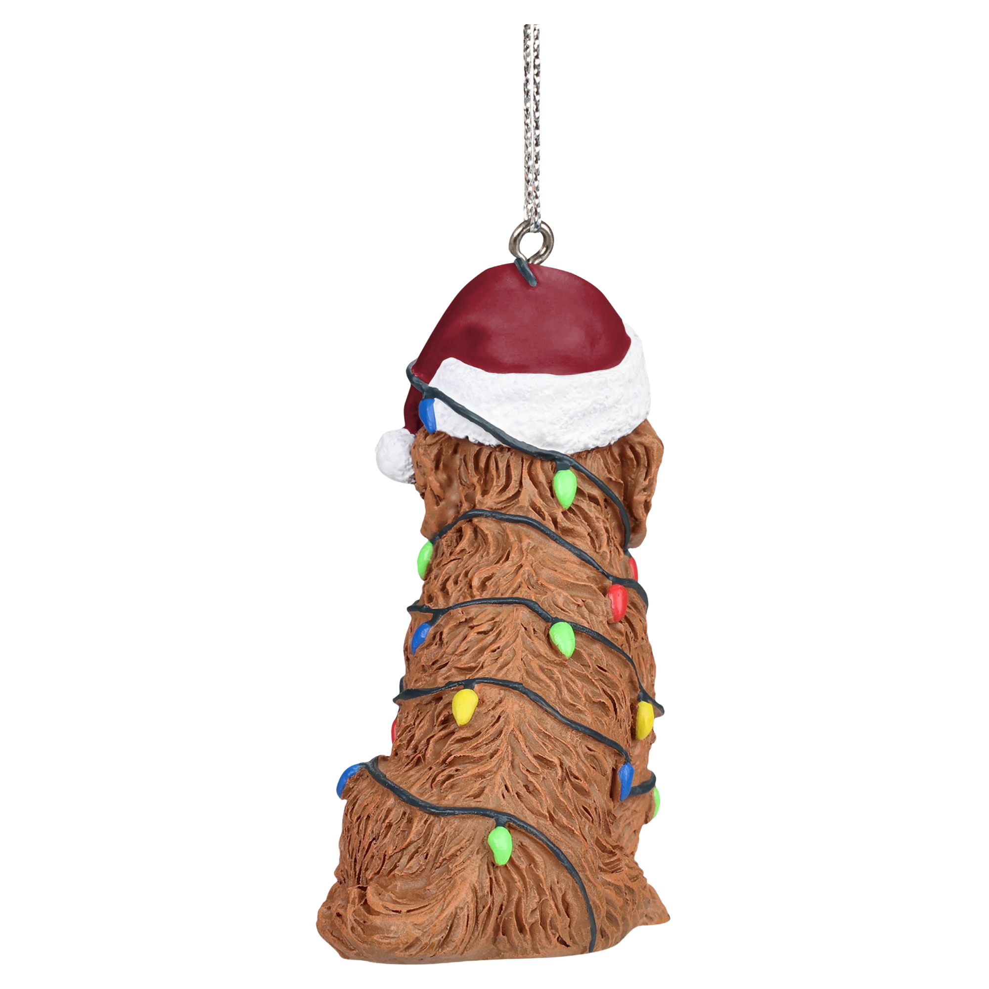 The Miami HEAT Dog With Lights Ornament by Forever Collectibles is a 3