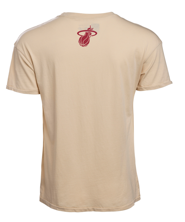 The Court Culture La Isla Ivory Tee features red 