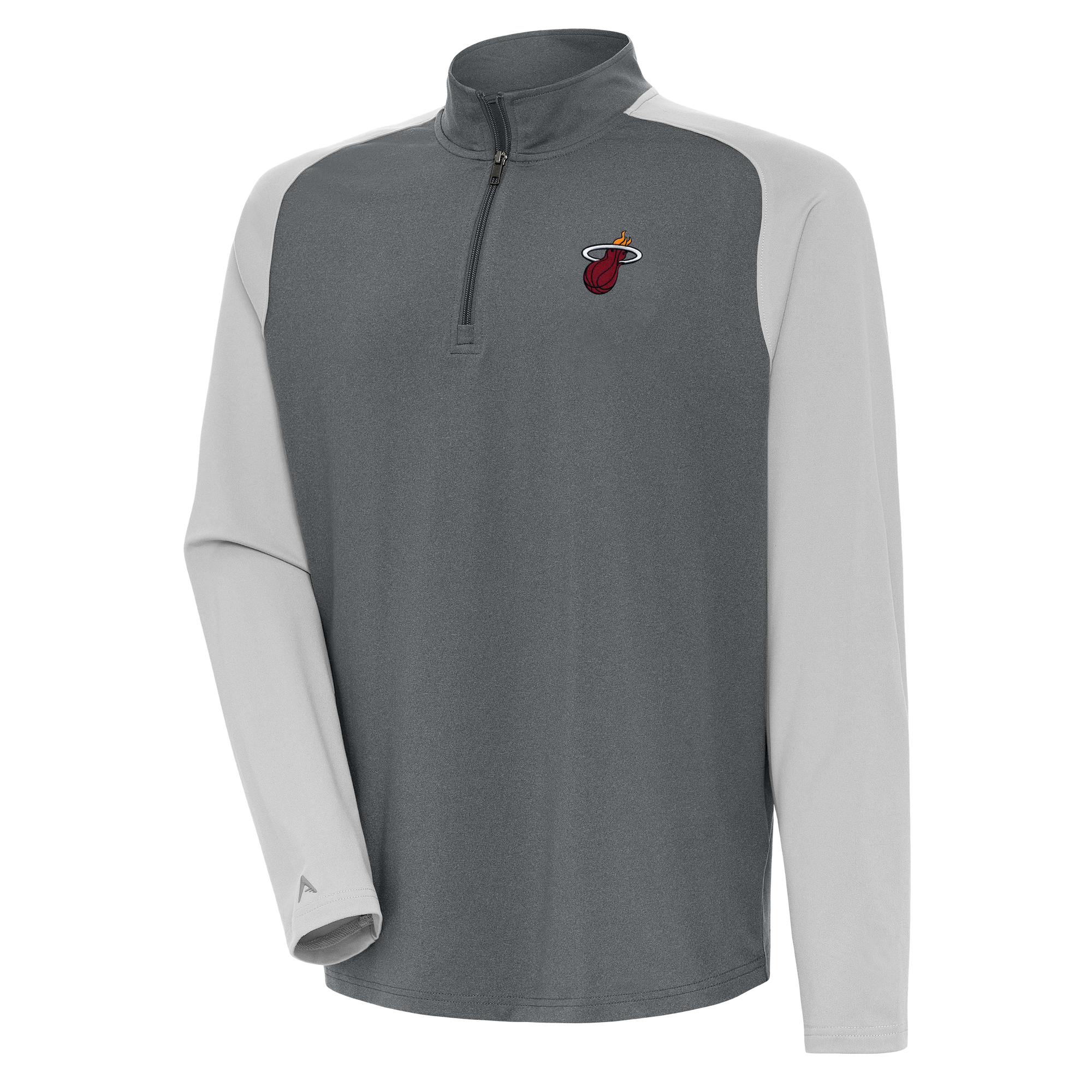 miami heat gear Antigua Miami HEAT Grey Quarter Zip | Miami HEAT