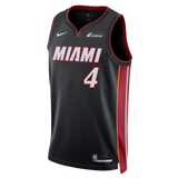 Delon Wright Nike Miami HEAT Icon Black Swingman Jersey - 1