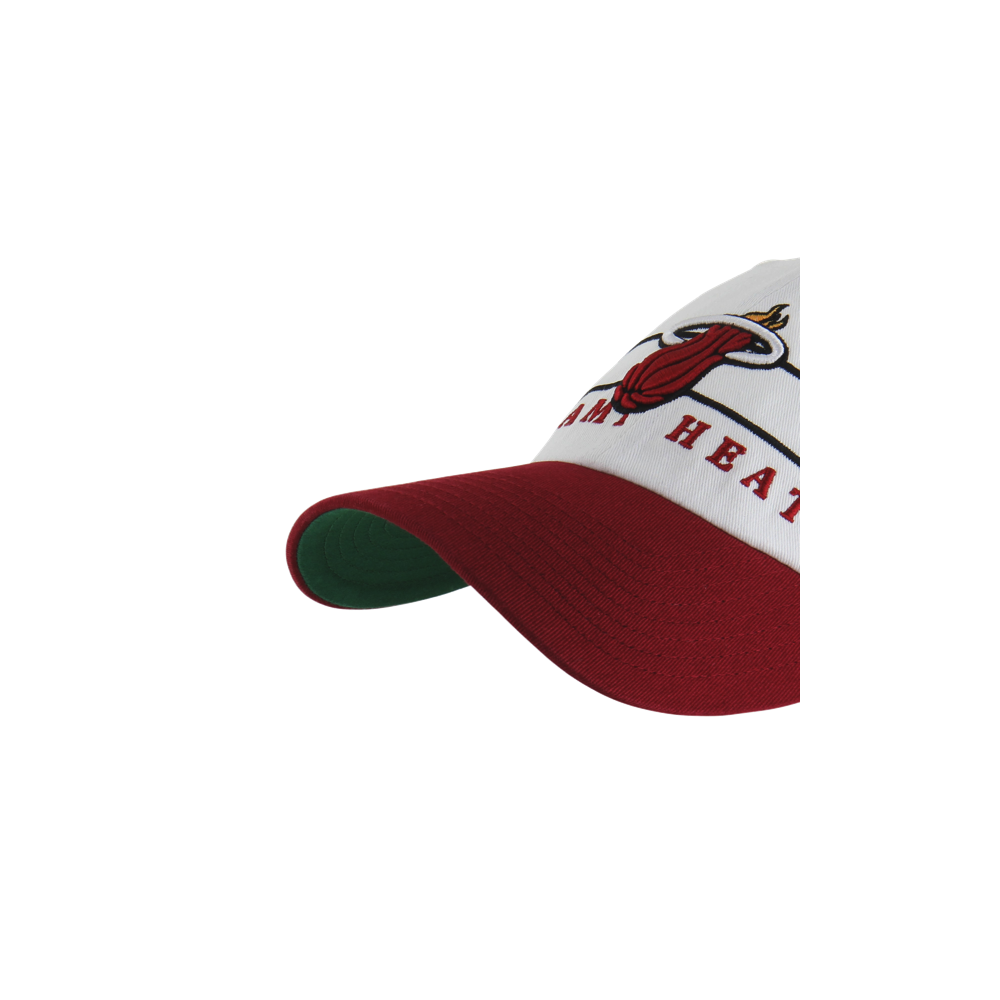 '47 Brand Miami HEAT Double Header Cleanup Dad Hat Dad Hats '47 Brand