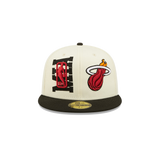 New Era Miami HEAT 2022 Draft Fitted Hat - 1