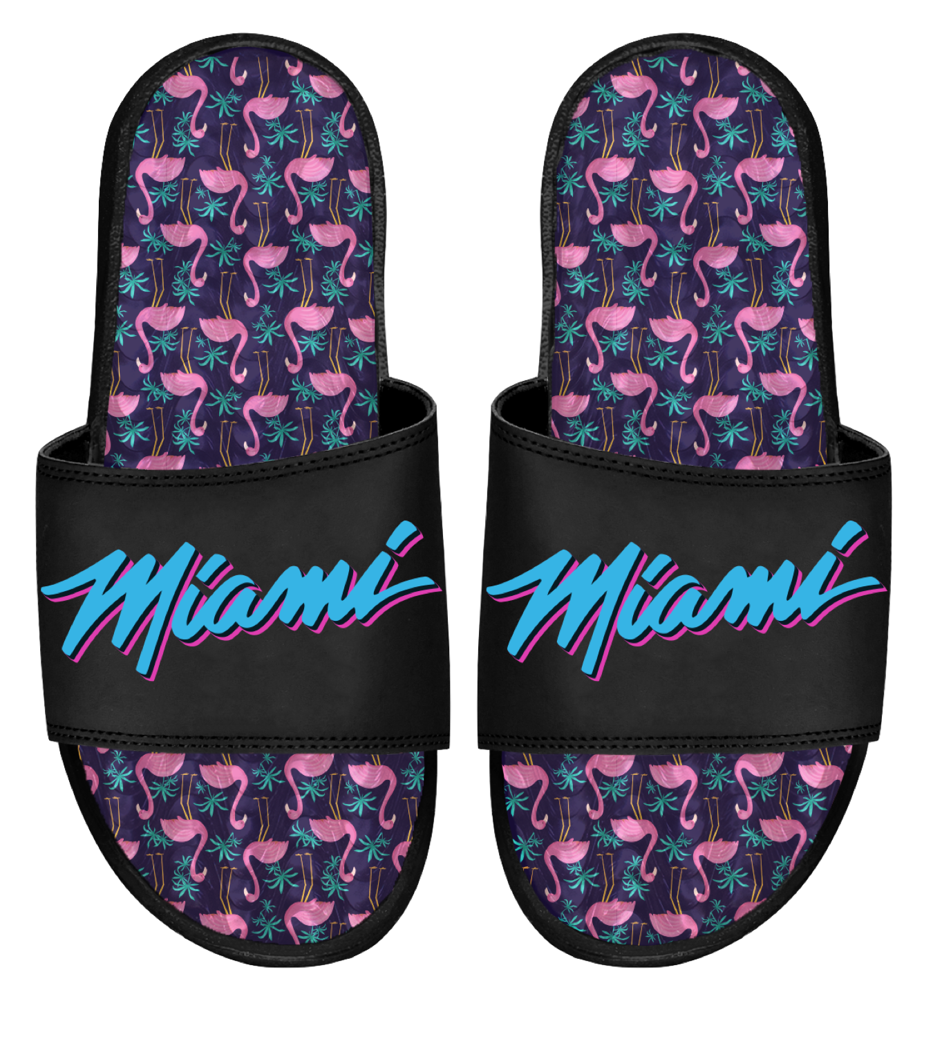 ISlide Miami HEAT Original Vice Nights Gel Sandals by ISlide feature bold 
