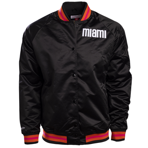 Court Culture X Mitchell and Ness Floridians Black Satin Jacket