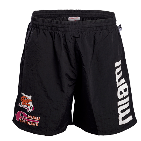 Court Culture X Mitchell and Ness Floridians Black Miami Shorts