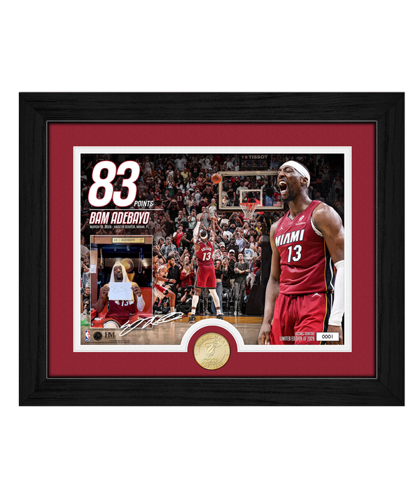 The Highland Mint Bam Adebayo Miami HEAT 