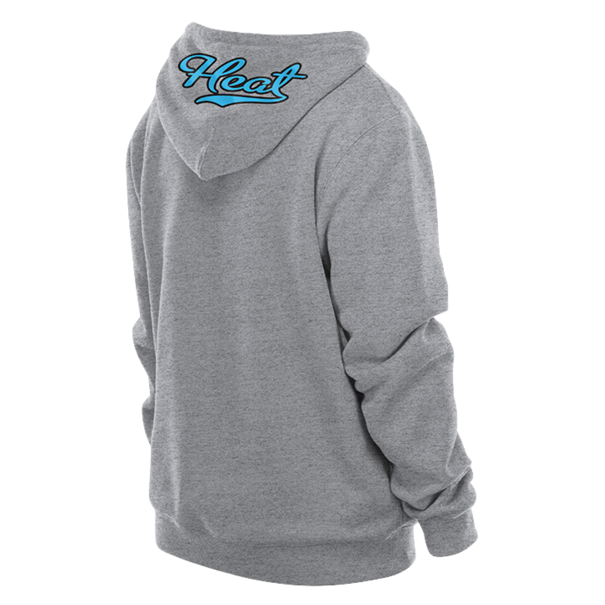 The New Era Miami HEAT Original Vice Grey Hoodie features 
