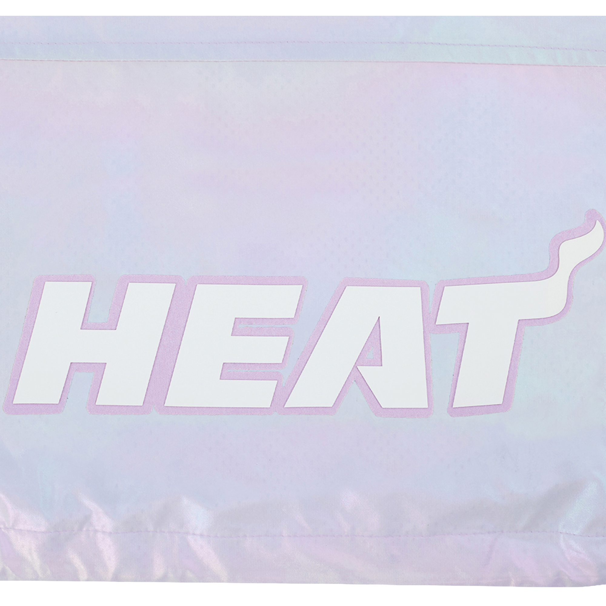 The Pro Standard Miami HEAT Hologram Half Zip Women's Hoodie features 