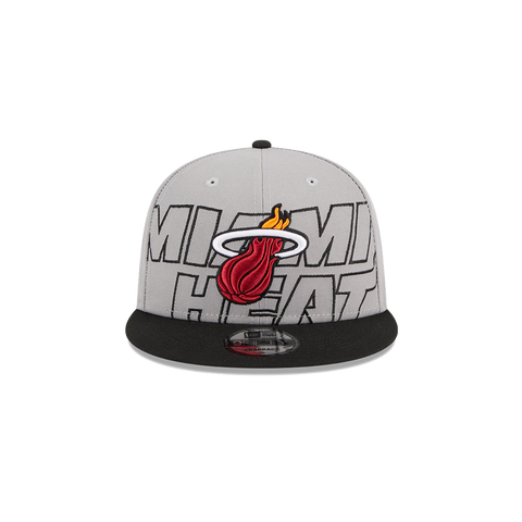 New Era Miami HEAT 2023 Draft Grey Snapback