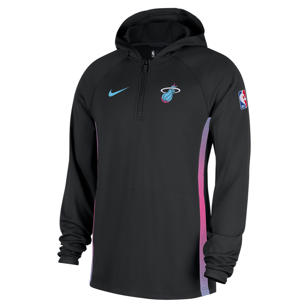 ウェア wind and sea NBA miami HEAT MIAMI XL Nike Miami HEAT Original Vice Nights 1/2 Zip Hoodie |Miami HEAT