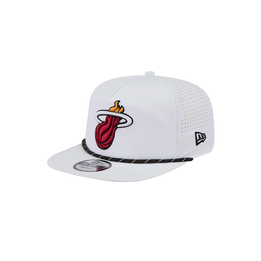 New Era Miami HEAT White Rope Golfer | Miami HEAT | Cap
