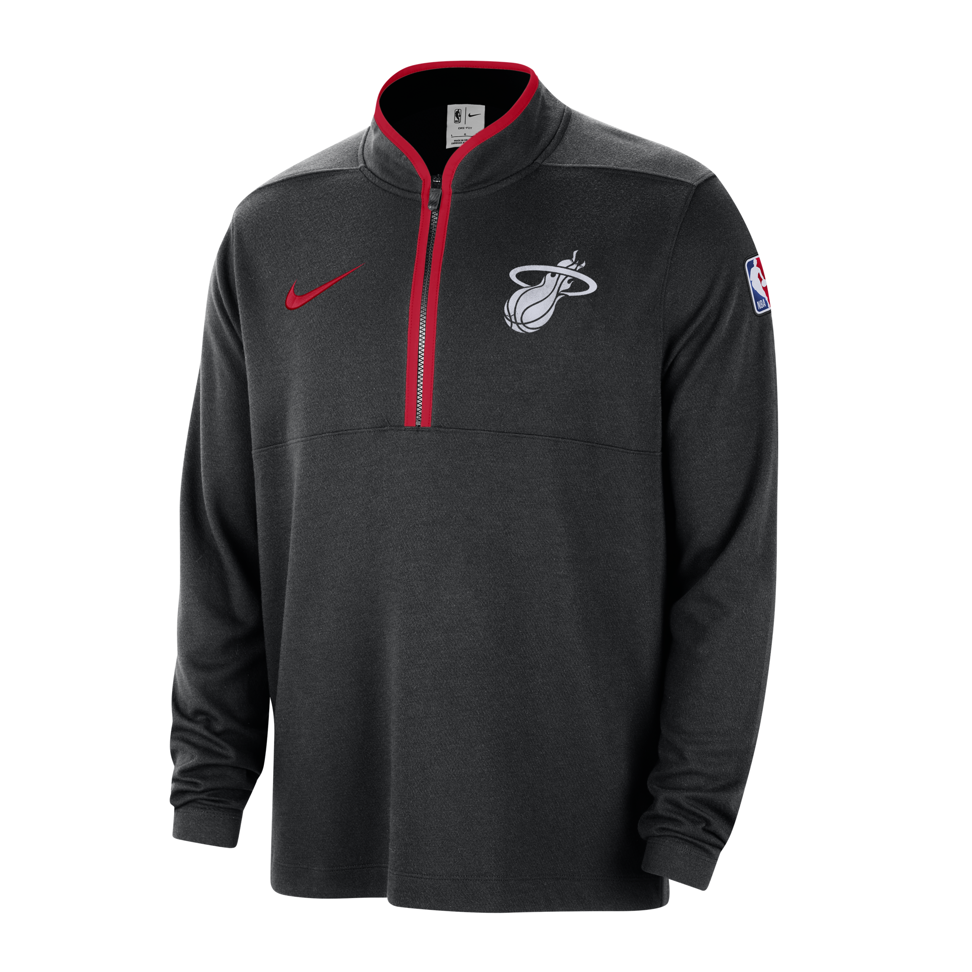 Nike HEAT Culture Half Zip Long Sleeve Miami HEAT Gear