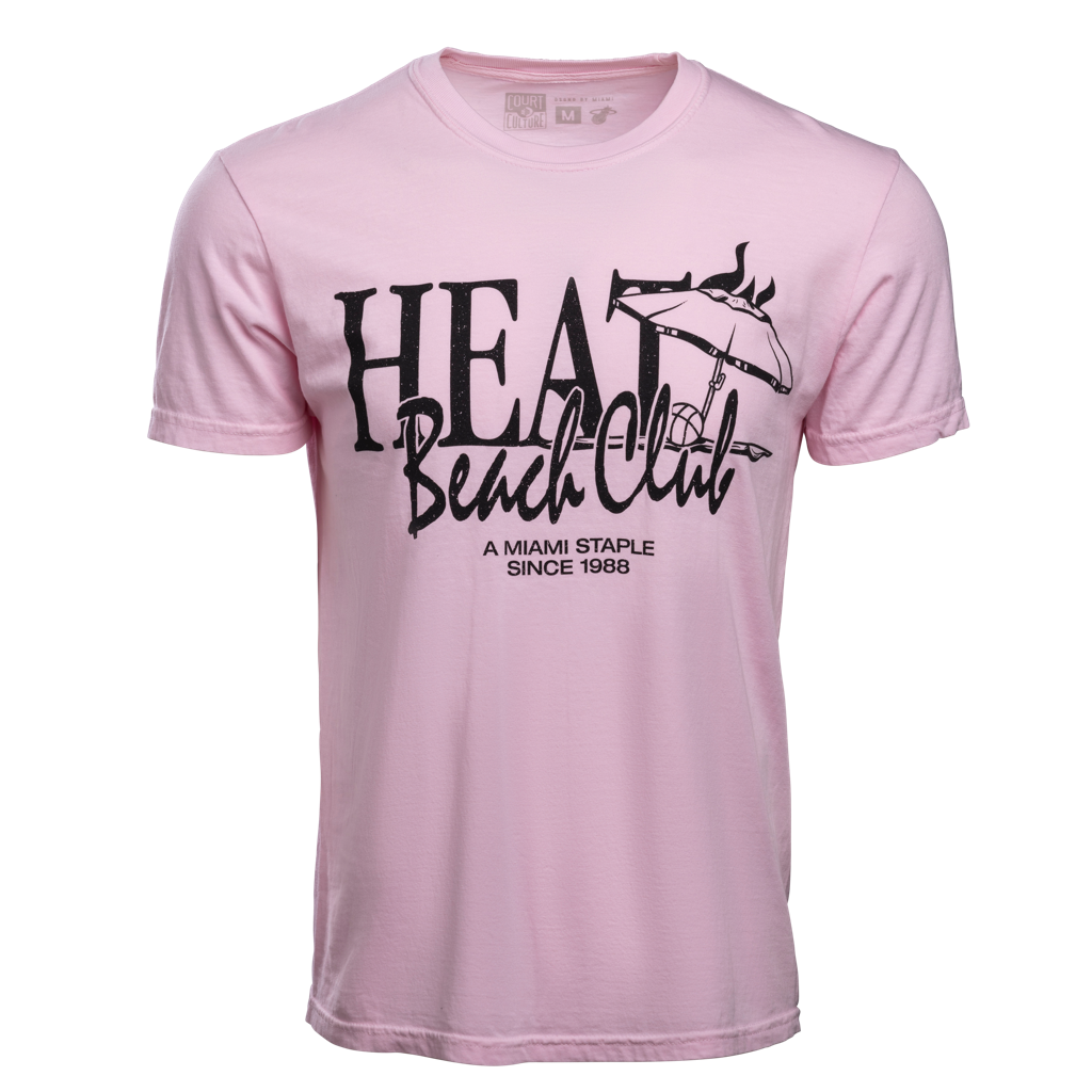 Light pink unisex tee with 