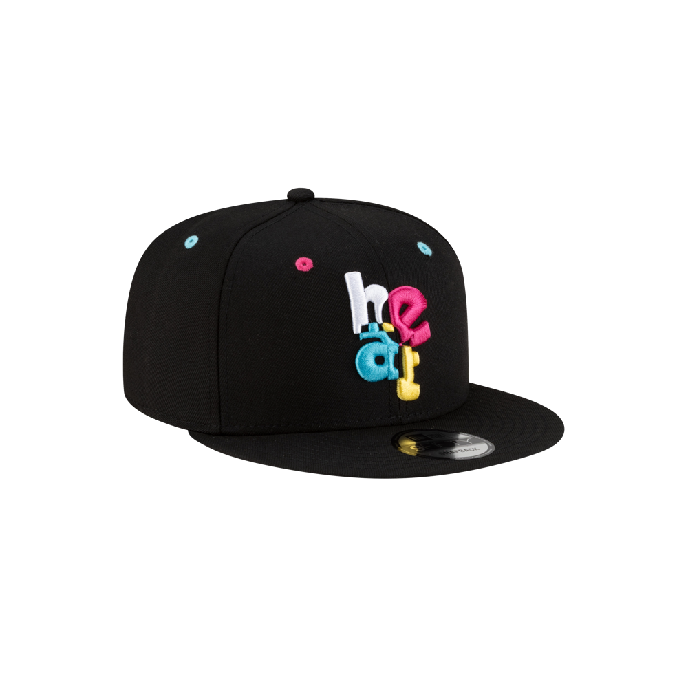 The Court Culture Original Vice Nights Wordmark Snapback by Court Culture is a black polyester hat with 