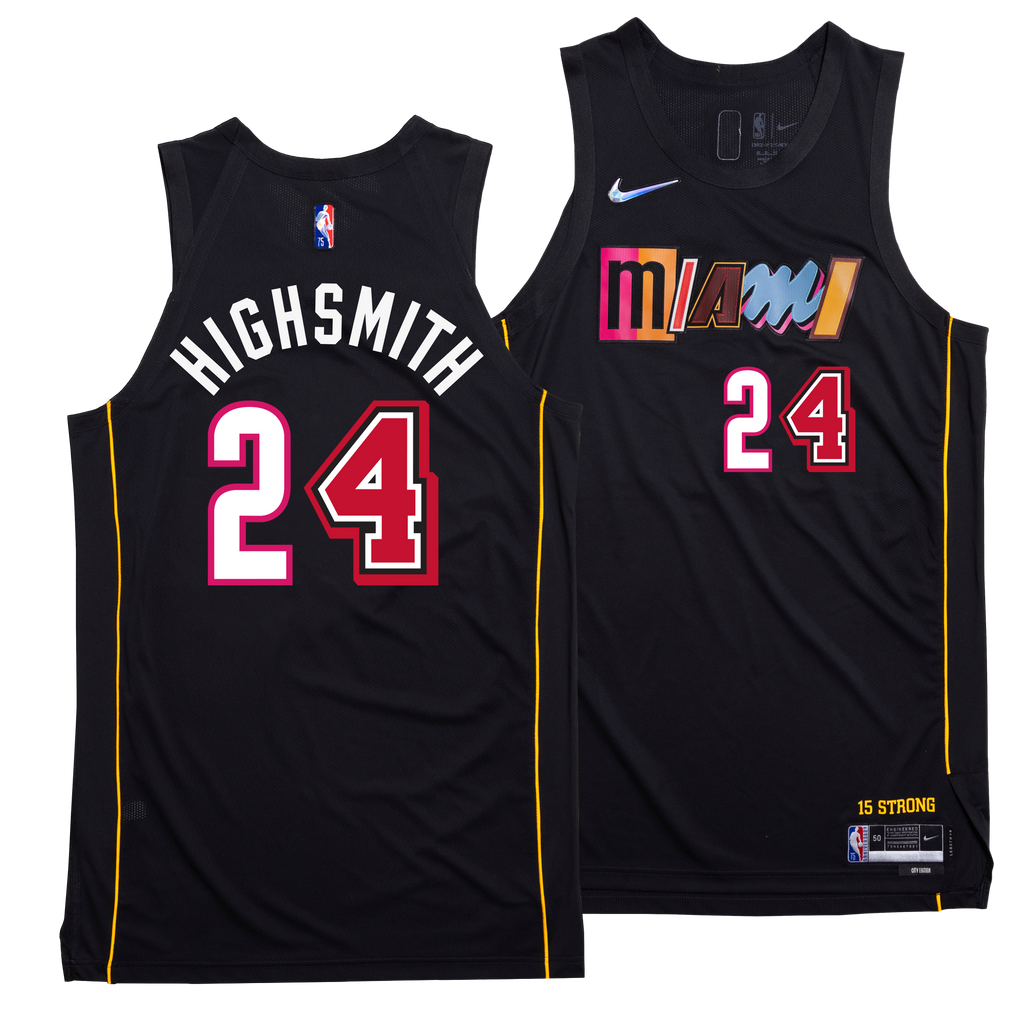 Haywood Highsmith Nike Miami HEAT Mashup Youth Swingman Jersey - Player's Choice - featured image