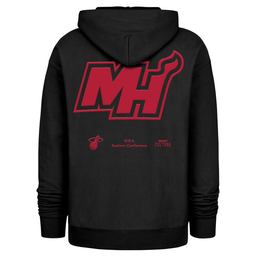 47 Brand Heat Culture Pullover Hoodie Miami Heat Hoodie