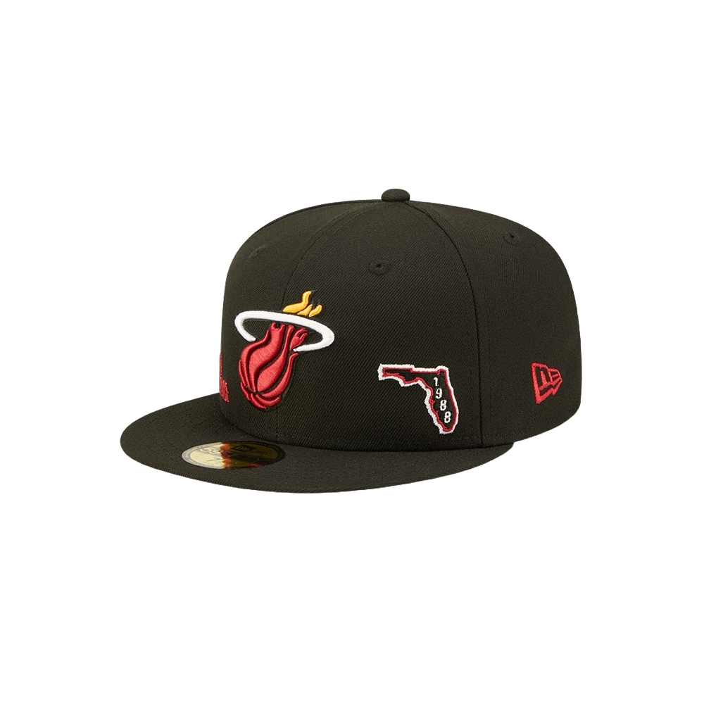 Fitted miami heat hats shop