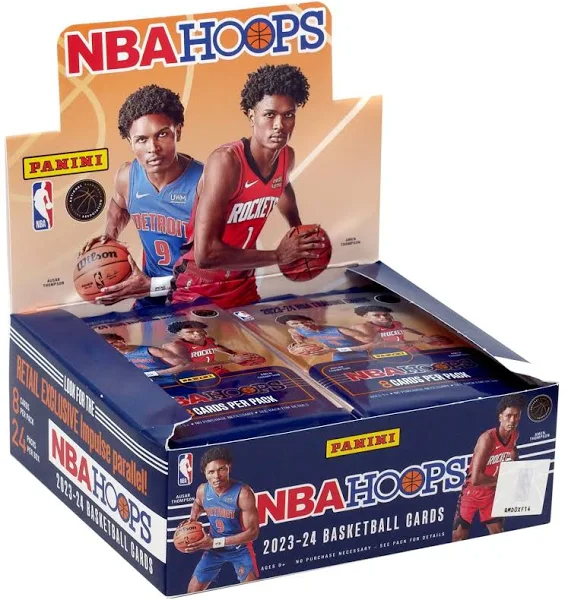 Panini 2023-24 NBA Hoops Retail Box NOV. MISC.Z SPORT IMAGES    - featured image