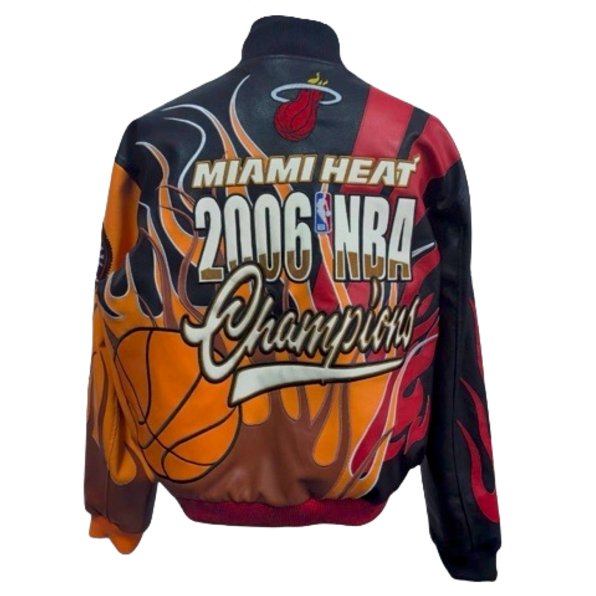 The Court Culture Miami HEAT x Jeff Hamilton 2006 Championship Legacy Jacket features 