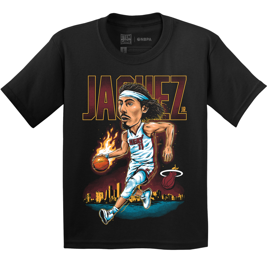 Jaime Jaquez Jr. Miami HEAT City View Youth Tee KIDSTEE ITEM OF THE GAME    - featured image