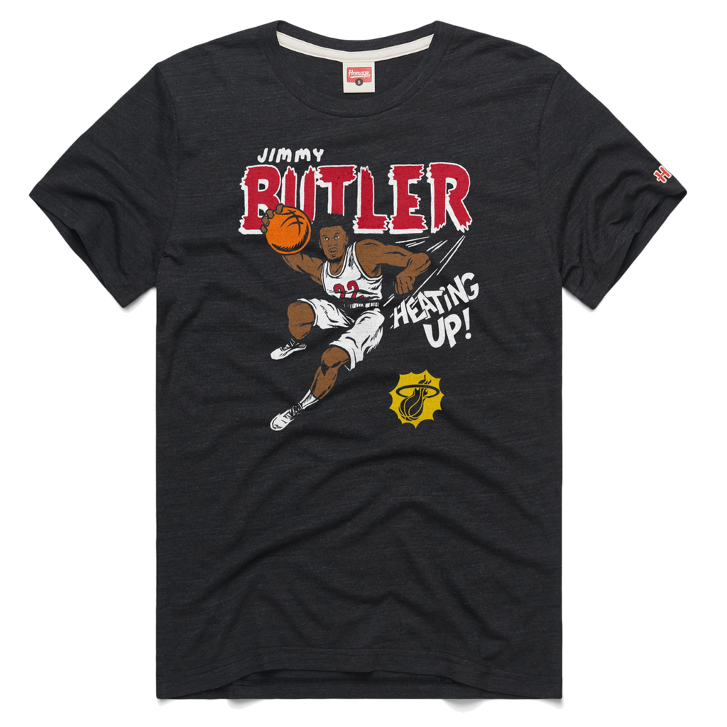 Jimmy Butler Homage Classic Edition HEATING UP Tee UNISEXTEE Homage    - featured image