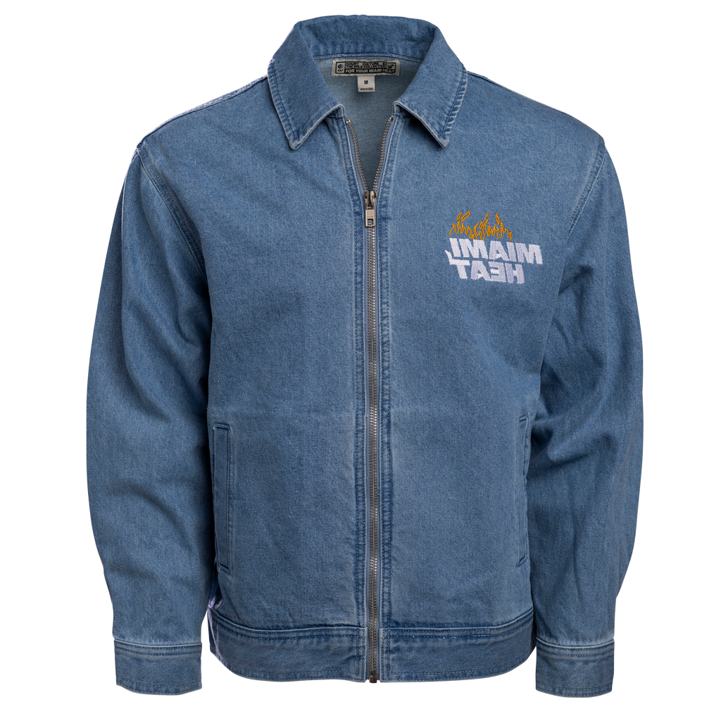 Court Culture Denim Jacket | Miami Heat | Denim Jacket