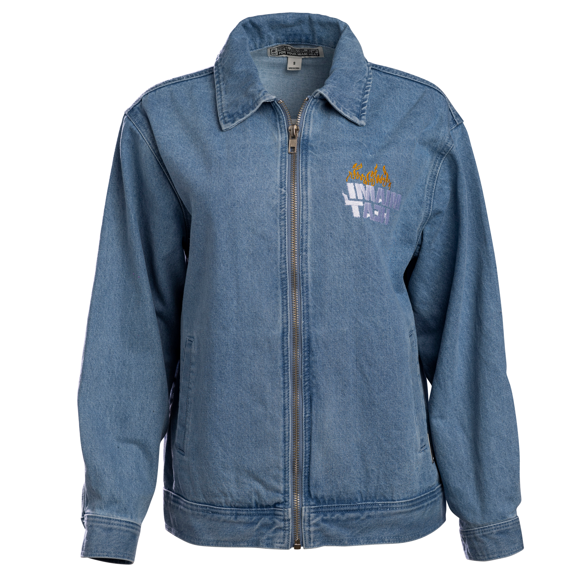 Court Culture Denim Jacket | Miami Heat | Denim Jacket Court Culture Denim Jacket | Miami Heat | Denim Jacket