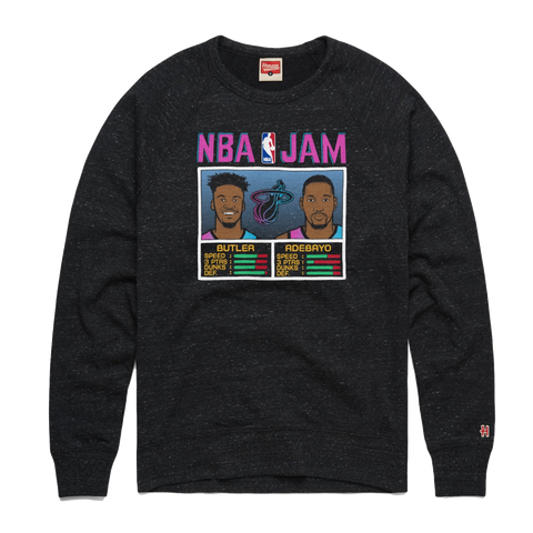 Homage ViceVersa Butler & Adebayo NBA Jam Crewneck Sweater