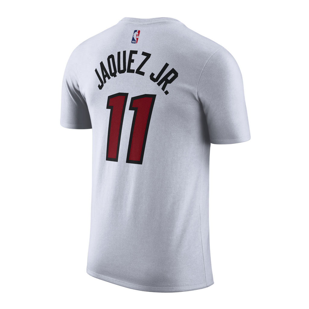 Jaime Jaquez Jr Nike White Name Tee | Miami HEAT | Tee