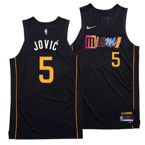 Nikola Jović Nike Miami HEAT Mashup Youth Swingman Jersey - Player's Choice