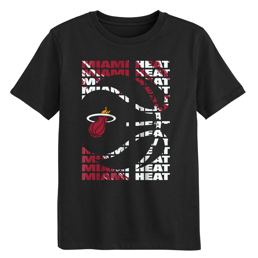 Miami HEAT Logo Ball Youth Tee KIDSTEE OUTERSTUFF    - featured image