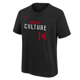 Tyler Herro Nike HEAT Culture Name & Number Kids Tee - 1