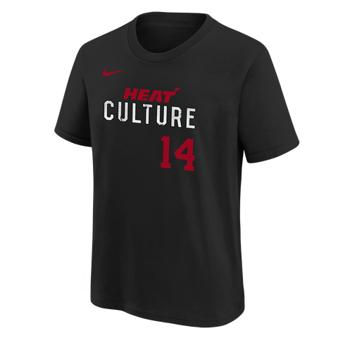 Tyler Herro Nike HEAT Culture Name & Number Kids Tee