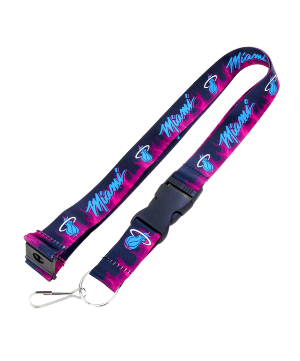 The Aminco Miami HEAT Original Vice Nights Flame Lanyard (23