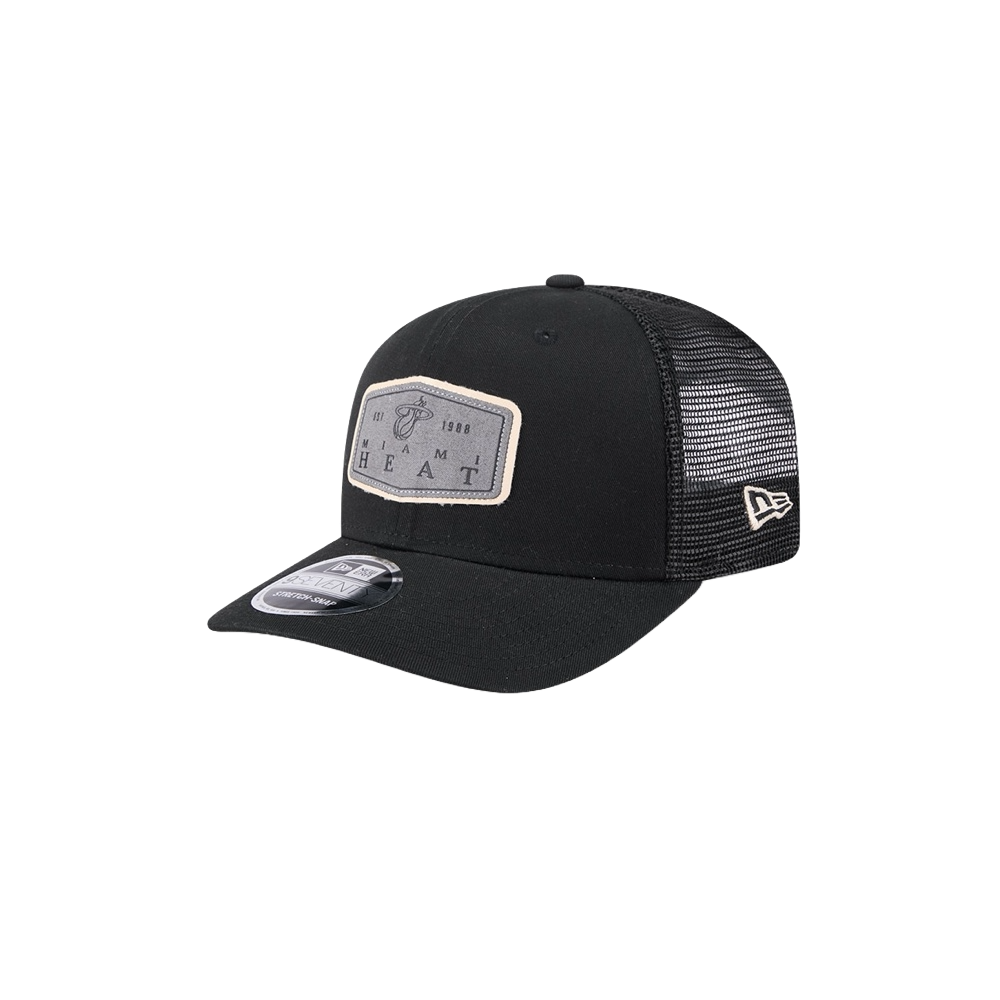 New Era Miami HEAT Labeled Trucker Snapback Snapbacks New Era