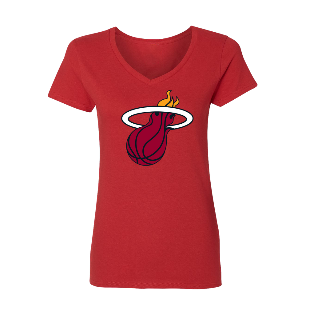 Miami HEAT Red Logo Women's Tee WOMENS TEES ITEM OF THE GAME    - featured image