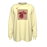 Nike Miami HEAT Logo Women's Long Sleeve Tee - 1