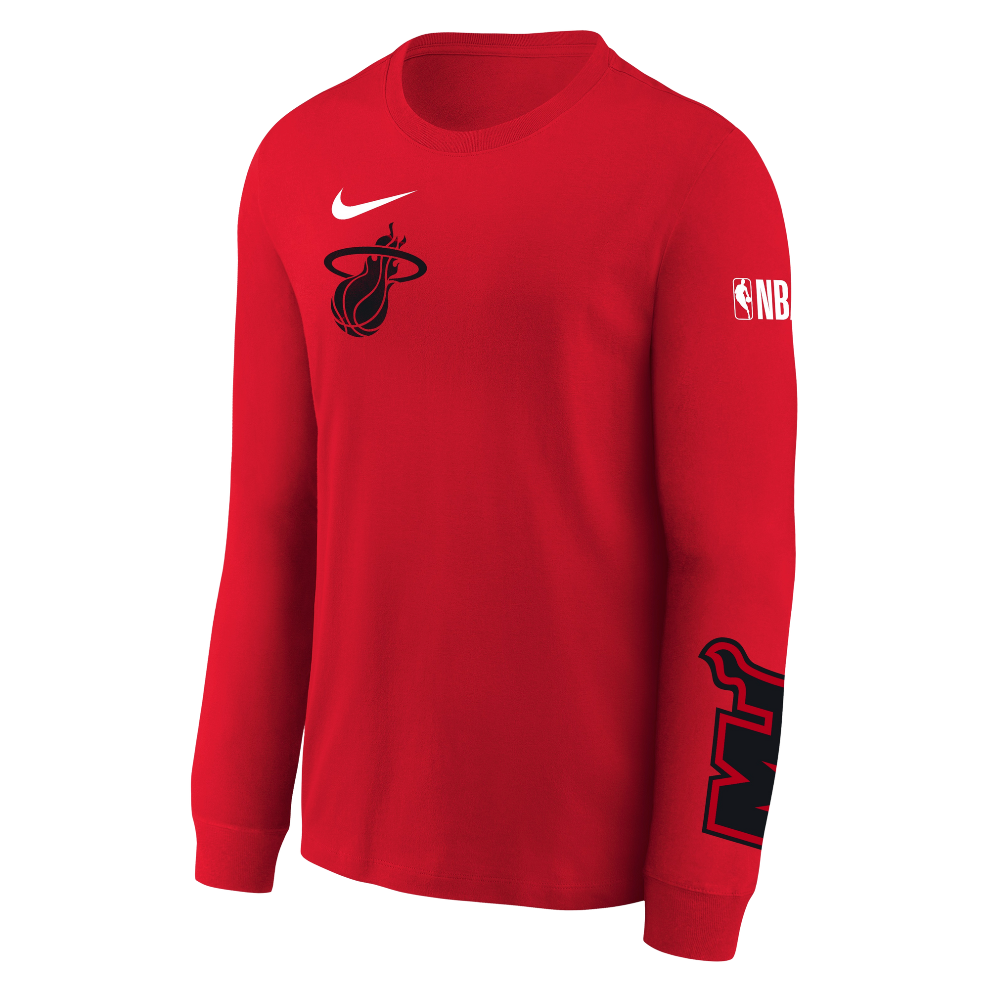 Nike HEAT Culture: Blood Red Youth Logo Long Sleeve Tee Youth Tee Nike