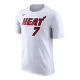 Kyle Lowry Nike Miami HEAT Association White Name & Number Tee - 1