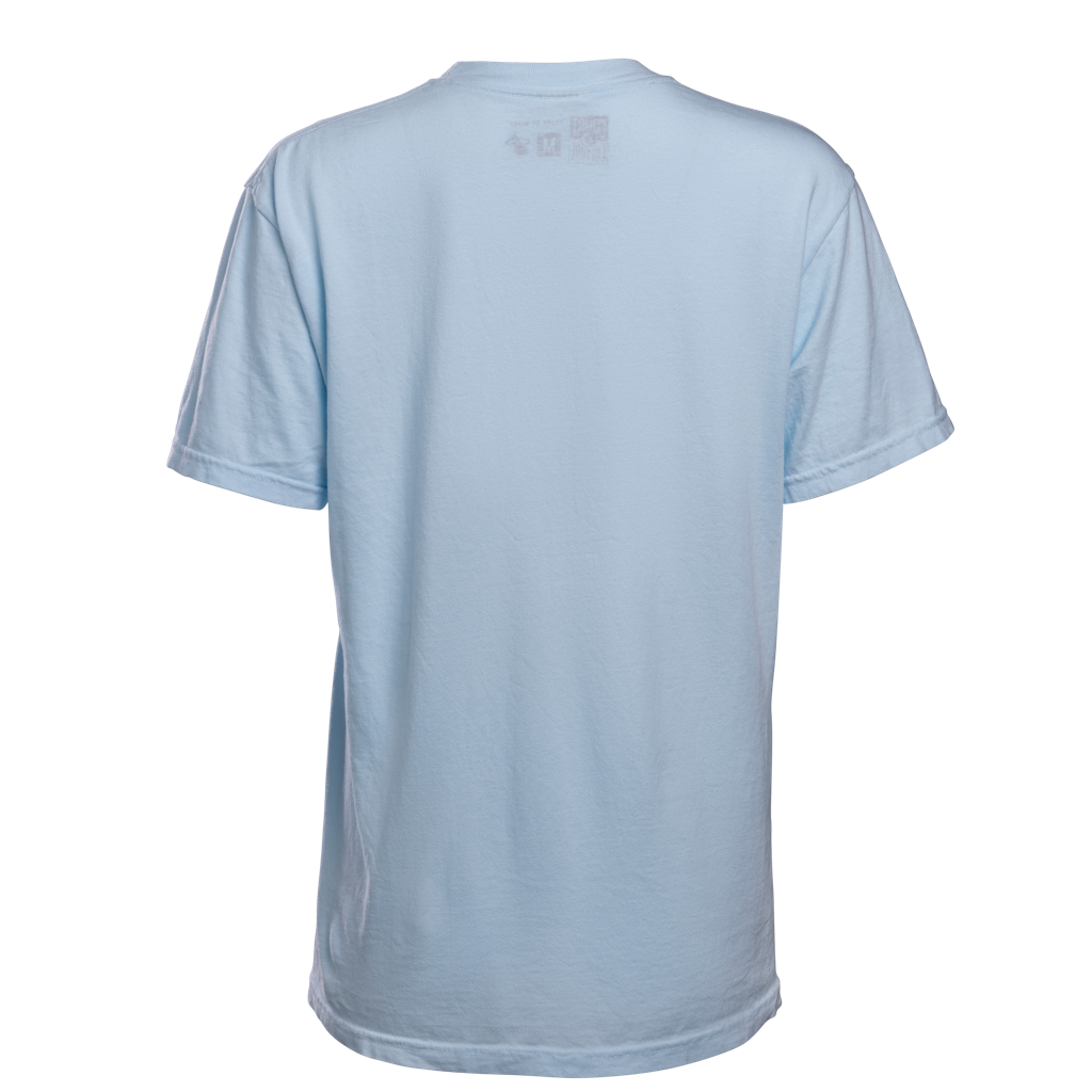 Light blue unisex tee with Miami HEAT Court Culture HEAT Pickleball League graphic on front. - Court Culture HEAT Pickleball League Unisex Tee