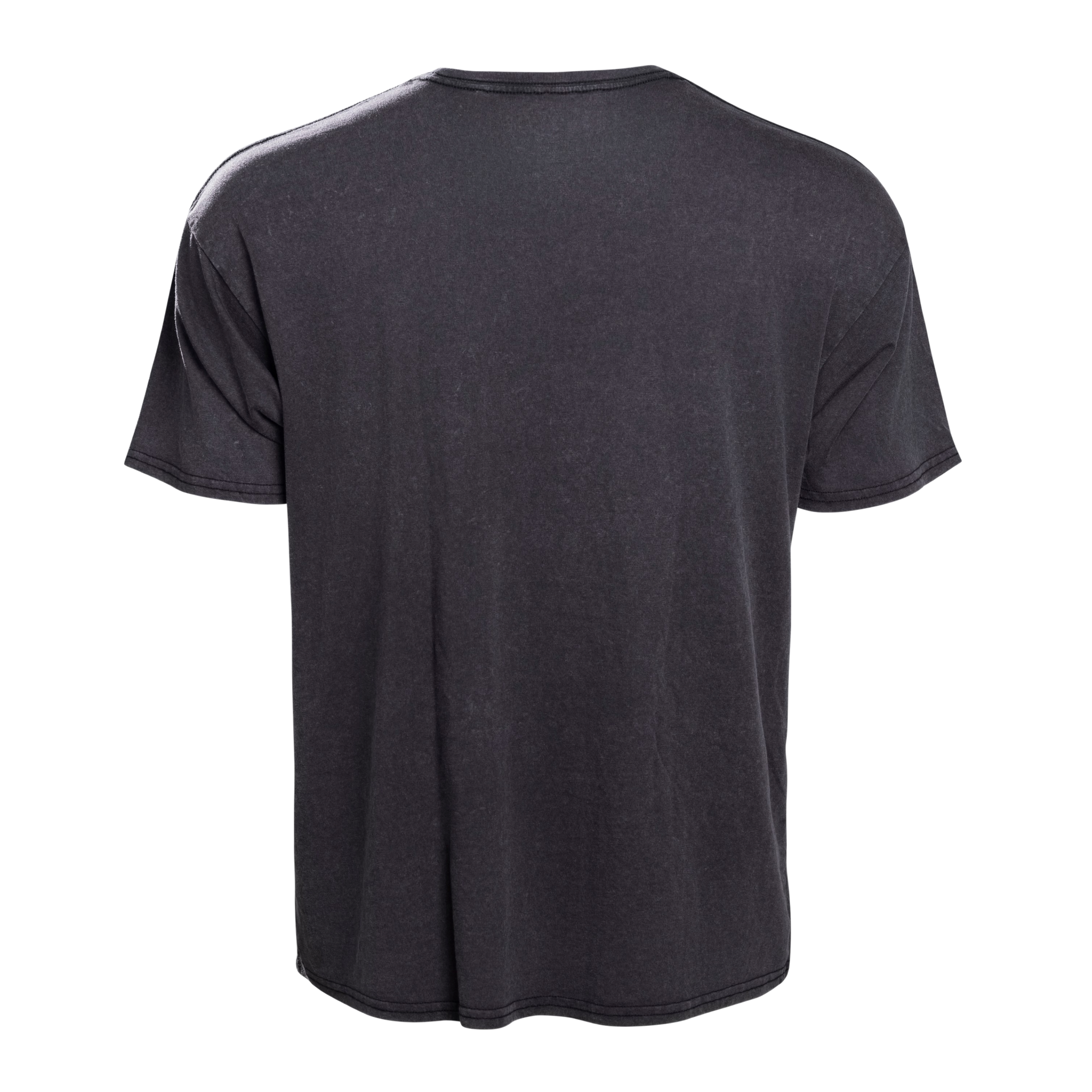 The Court Culture “Heritage” Oversized Tee by Court Culture is shown from the back, featuring a plain, short-sleeved design in dark gray with an oversized fit against a white background.