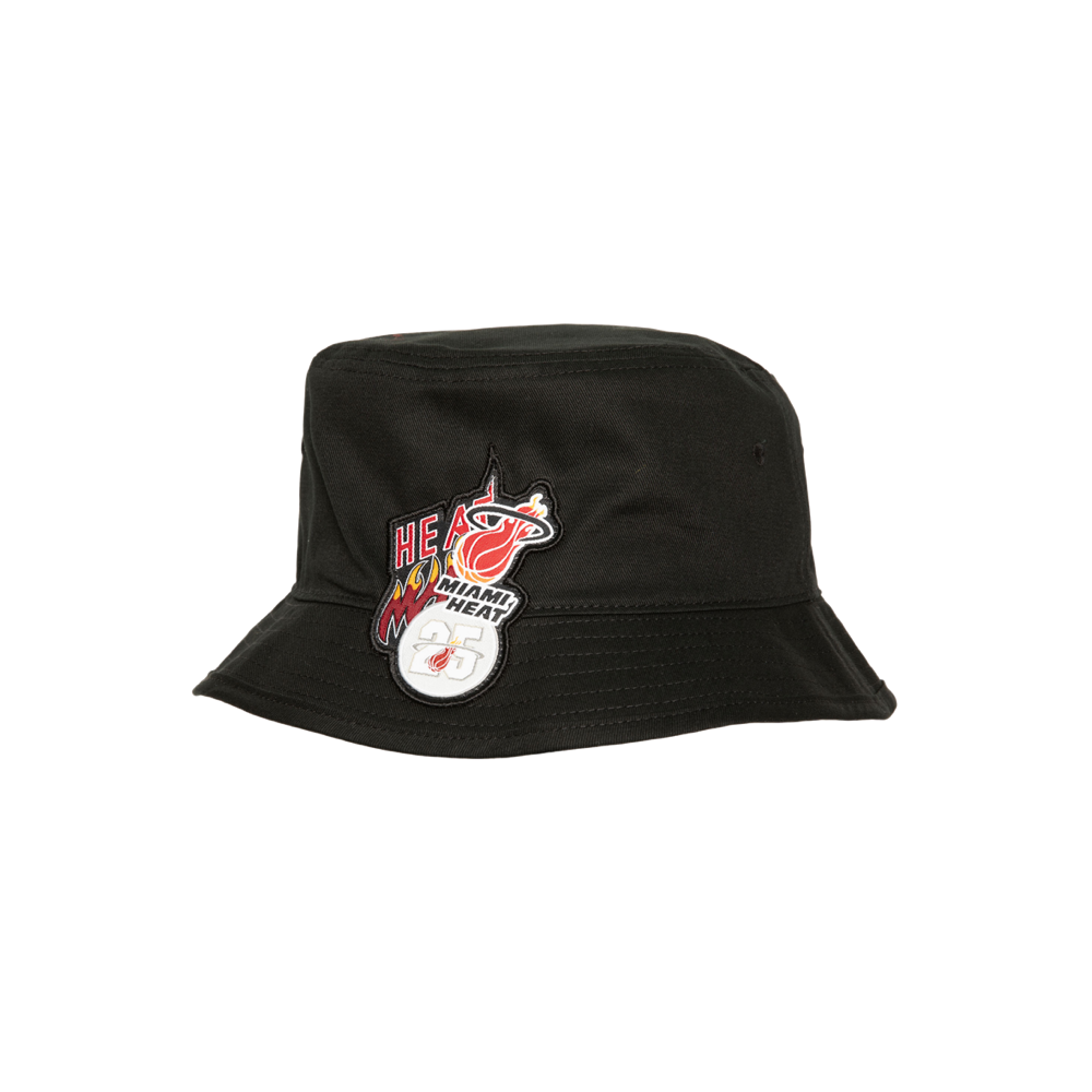 Mitchell & Ness Miami HEAT Logolap Bucket Hat | Miami HEAT | Hat