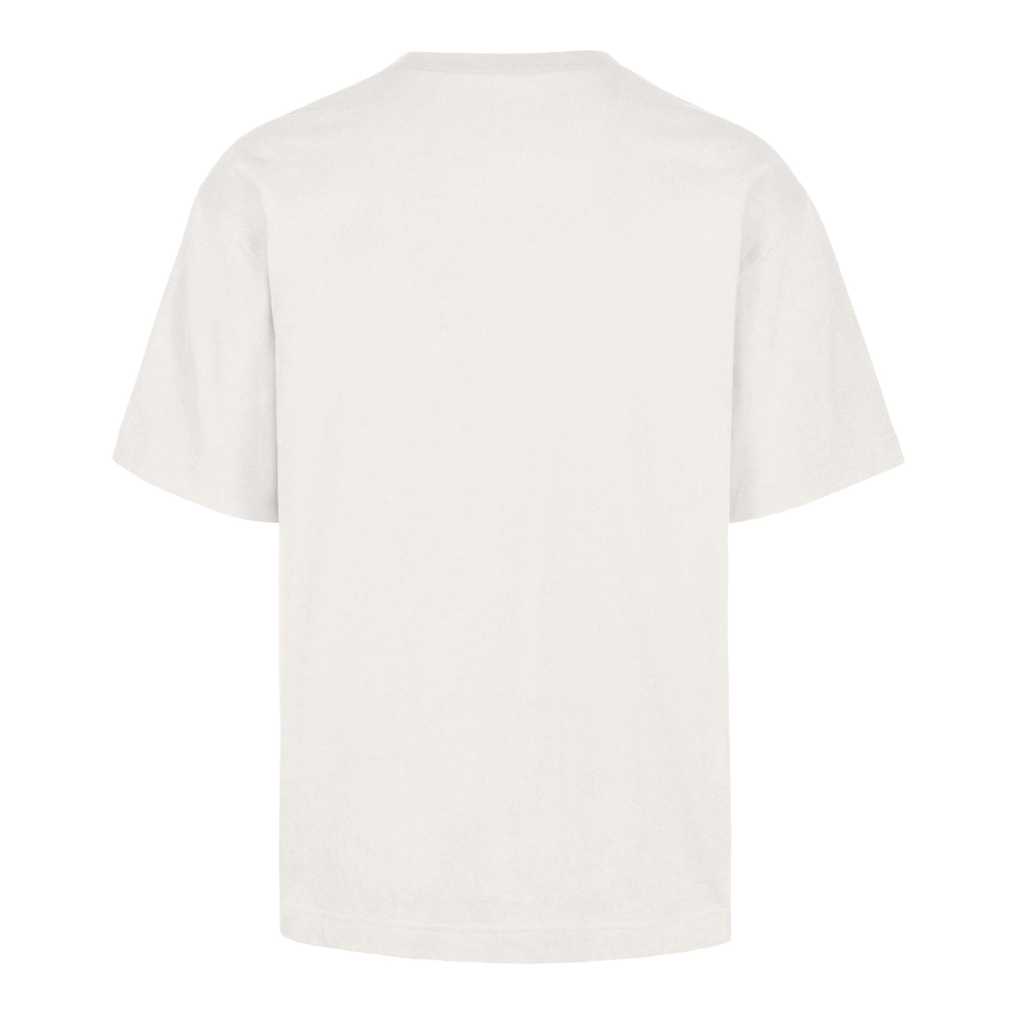 The ’47 Brand Miami HEAT Flex Foundation Tee by ’47 Brand, a standard-fit short-sleeve T-shirt in ivory crafted from 100% cotton, is shown from the back against a white background.