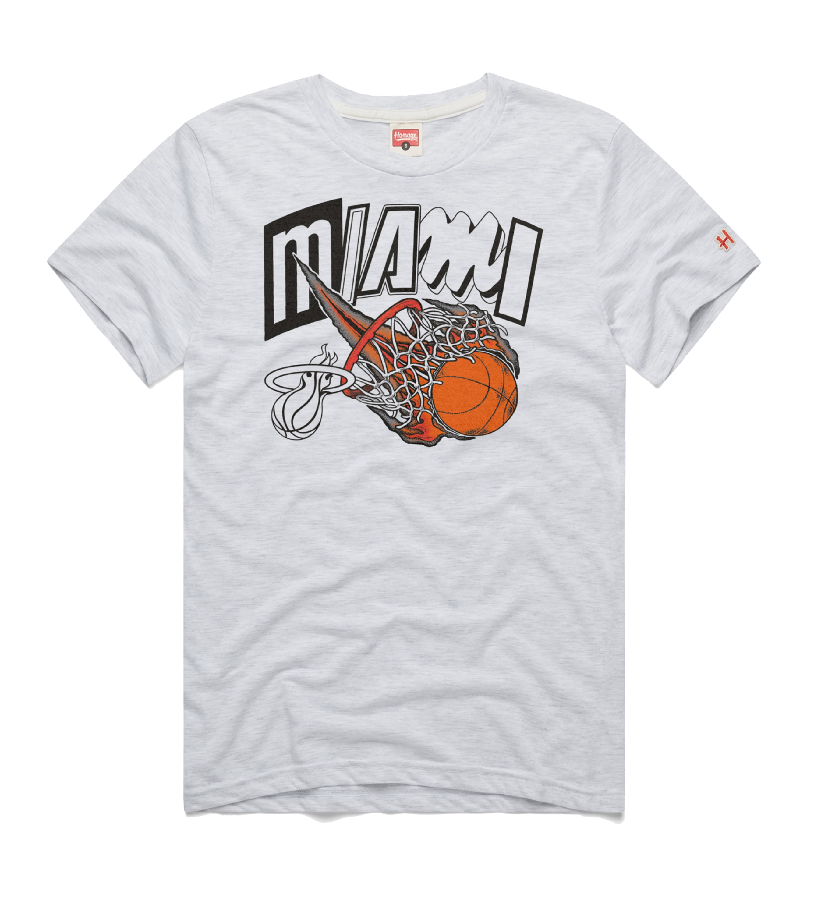 Homage Miami Mashup Vol. 2 On Fire Tee|Miami HEAT|Tee